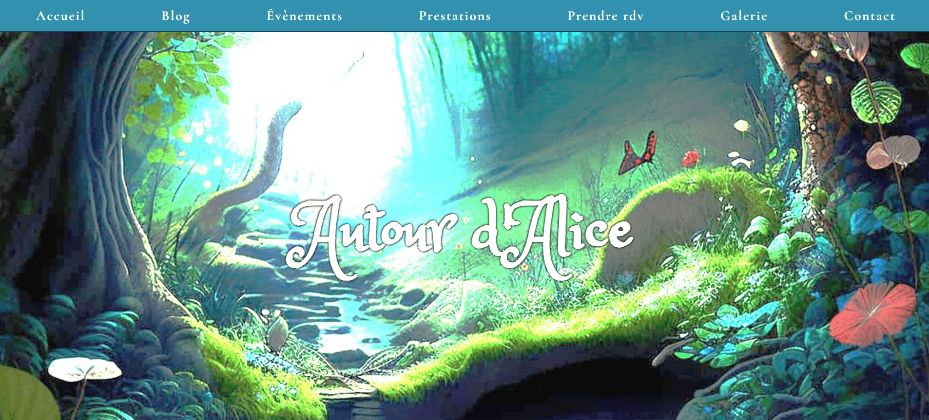 Une capture d'écran d'un site web